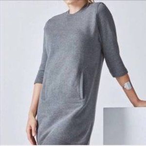 Fabletics Sweatshirt Dress Grey Small NWOT